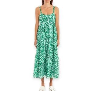 La Ligne Melisa Silk Blend Maxi Dress